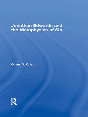 cover image of Jonathan Edwards and the Metaphysics of Sin
